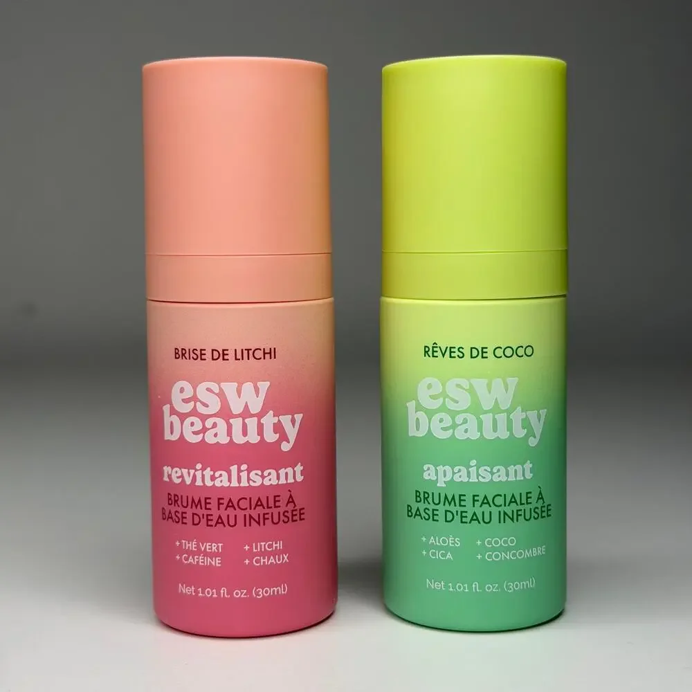 SET OF 5! — ESW Beauty Facial Mist Mini Duo Kit — Lychee Breeze + Coconut Dreams